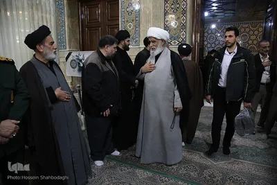 مراسم یادبود آیت‌الله سید محمد شاهچراغی در قم