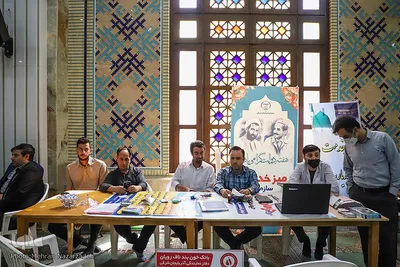 استقرار میز خدمت دستگاه‎های دولتی در مصلی امام خمینی (ره) تبریز‎
