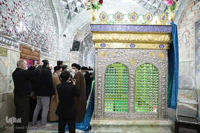 رونمایی از ضریح جدید امامزاده سیدحمزه (ع) تبریز‎‎