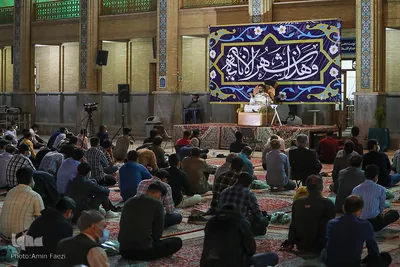 مناجات شبانه در حرم مطهر شاهچراغ(ع)‎
