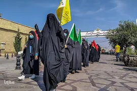 پیاده روی هیئت سه شنبه های مهدوی به سمت شاهچراغ(ع)‎‎