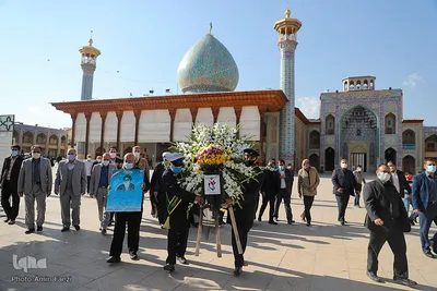 گلباران مزار شهید آیت الله دستغیب(ره) ـ شیراز