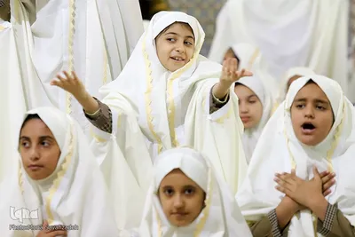 جشن تکلیف دختران دانش‌آموز در اهواز
