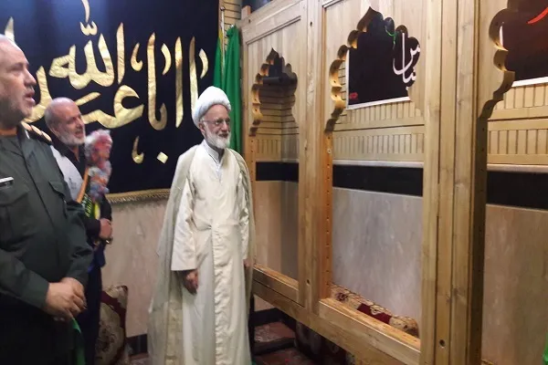نیم‌ضریح دوم سرداب امام زمان(عج) در اراک رونمایی شد