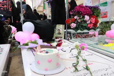 آیین بزرگداشت روز دختر در گلزار شهدا وادی رحمت