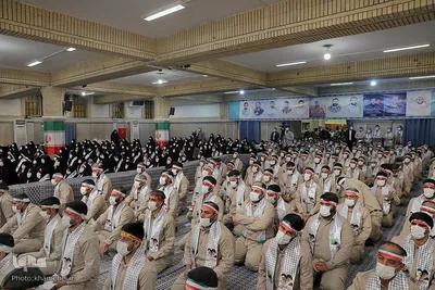 دیدار صدها تن از بسیجیان با رهبر معظم انقلاب اسلامی