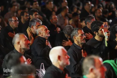 مراسم عزاداری شب شهادت امام رضا(ع) در حرم مطهر رضوی