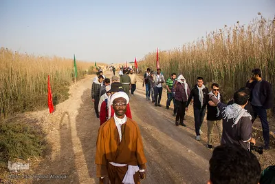 کاروان راهیان نور دانشجویان خارجی در مناطق عملیاتی خوزستان