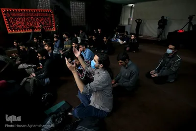 مراسم سوگواری دهه اول فاطمیه هیات الزهرا (س) دانشجویان دانشگاه صنعتی شریف