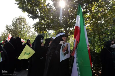 اجتماع مردمی زنان ایرانی در همدلی با بانوان لبنانی