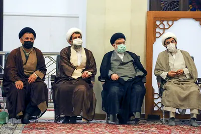 مراسم عمامه گذاری طلاب در اعیاد شعبانیه‎‎