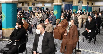 دیدار مداحان اهل‌بیت (ع) با رهبر انقلاب