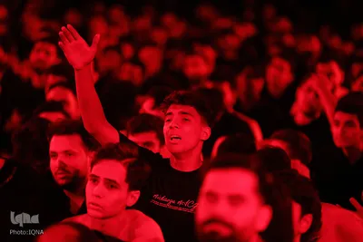 عزاداری شب عاشورای حسینی در هیئت بهشت العباس قم