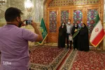 حضور قهرمانان پارالمپیک توکیو ۲۰۲۰ در حرم شاهچراغ(ع)