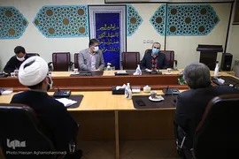 بازدید روح‌الله محمد علی‌نژاد، رییس مرکز قرآن و عترت (ع) وزارت بهداشت، درمان و آموزش پزشکی از ایکنا