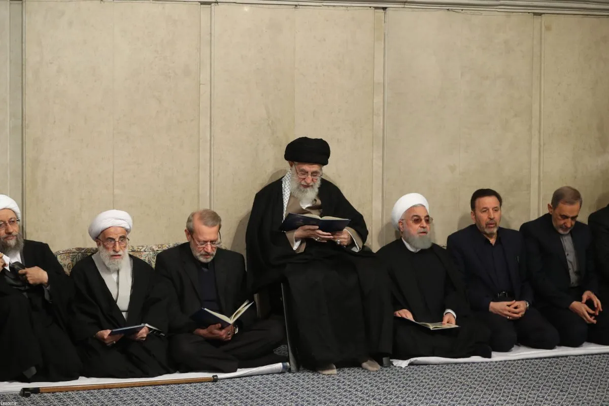 مراسم ترحیم آیت‌الله مومن با حضور رهبر معظم انقلاب برگزار شد