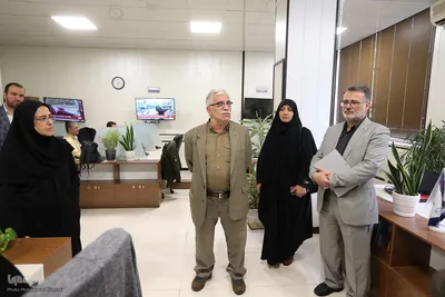 بازدید علیرضا یونچی کارآفرین و فعال اقتصادی از خبرگزاری ایکنا