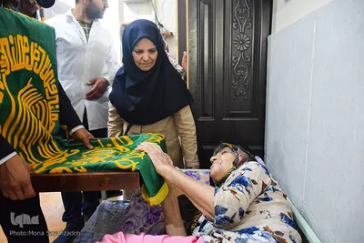 حضور خدام رضوی در خانه سالمندان ـ اهواز