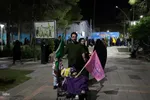 حال و هوای گلستان شهدای اصفهان در شب‌های حماسه و حضور