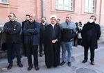مراسم تشییع و تدفین شهید گمنام در دانشگاه هنر اسلامی تبریز‎
