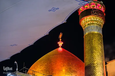 حرم مطهر اميرالمومنين علی(ع) در آستانه اربعین حسینی