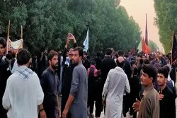 Pakistan: Fußmarsch zum Gedenken an Arbain-Tag