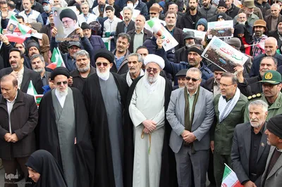 حماسه حضور مردم ملایر راهپیمایی ۲۲ بهمن