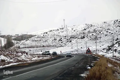 بارش برف پاییزی در ارتفاعات و مناطق روستایی اهر
