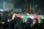 تشییع نمادین مادر بی‌نشان