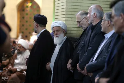 مراسم ختم همسر آیت الله سیستانی در تهران