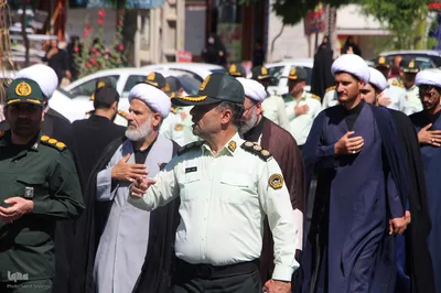 دسته عزاداری در ملایر
