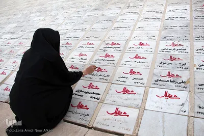 بازدید شرکت کنندگان مسابقات قرآن دانش آموزی از باغ موزه دفاع مقدس