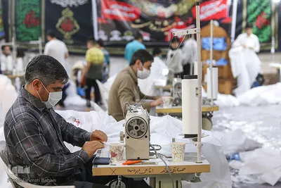 تولید «گان» برای پرستاران و کادردرمانی بیماران کرونایی