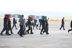 مراسم استقبال از شهدای گمنام در بیرجند