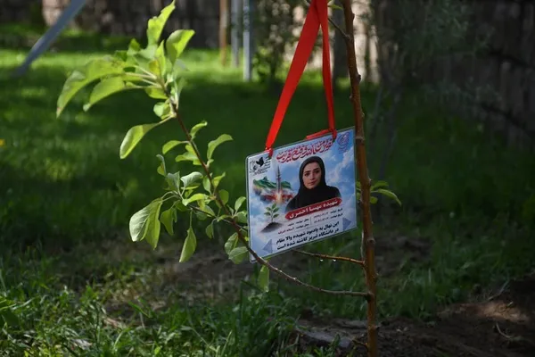 آیین کاشت نهال به یاد دانشجویان شهید دانشگاه تبریز