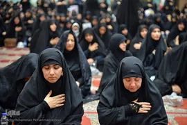 عزاداری مردم اهواز در سوگ شهادت آیت‌الله رئیسی و همراهانشان