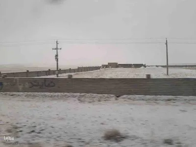 طبیعت برفی ارتفاعات و مناطق روستایی اهر