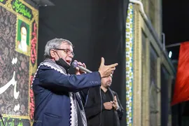 مراسم عزاداری شب سوم محرم در مسجد جامع زنجان