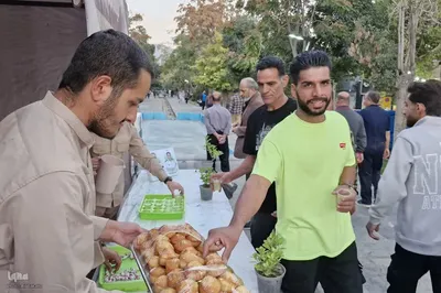 ایستگاه صلواتی به مناسبت ولادت امام حسن عسکری(ع) در ملایر‎