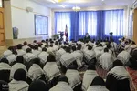 دیدار دانش‌آموزان بسیجی با نماینده ولی‎فقیه در خراسان جنوبی