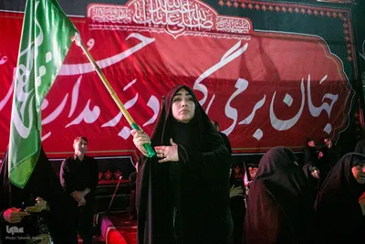  عزاداری شب شام غریبان در شهر ری
