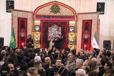 مراسم عزاداری شب شهادت حضرت شاهچراغ(ع)
