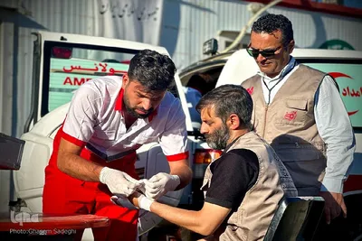 استقرار قرارگاه مرزی امداد و نجات در مرز تمرچین پیرانشهر‎