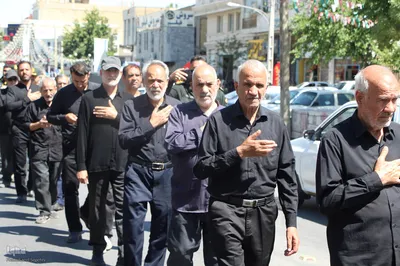دسته عزاداری در ملایر
