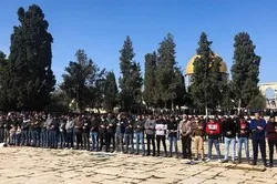 20 mille Palestiniens ont accompli la prière du vendredi à Al-Aqsa
