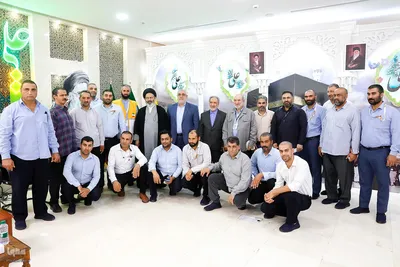دیدار عیدانه اعضای ستاد حج و زیارت و بعثه مقام معظم رهبری