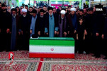 Şəhid rəhbərin cənazəsi İmam Rzanın (ə) pak hərəmində dəfn edildi
