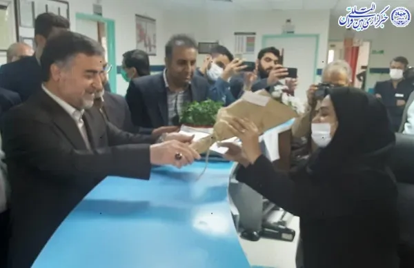 دیدار استاندار مازندران با پرستاران بیمارستان های بوعلی سینا و حکمت ساری