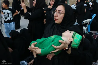 مراسم شیرخوارگان حسینی در مبارکه