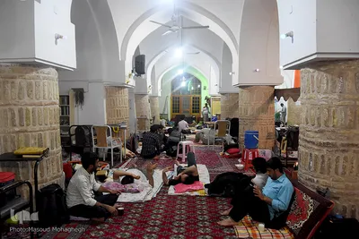 آیین معنوی اعتکاف در مسجد جامع سمنان